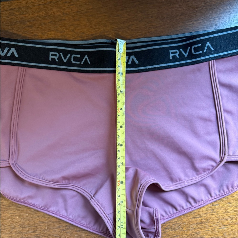 RVCA Women's Mauve / Dusty Pink Swim Booty Shorts - Picture 5 of 10
